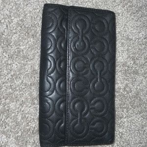 Coach black wallet